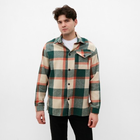Male shirt in the MIST cage, size 48, green-1