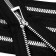 Tractor lightning No. 5, two locks, length 100 cm, black color