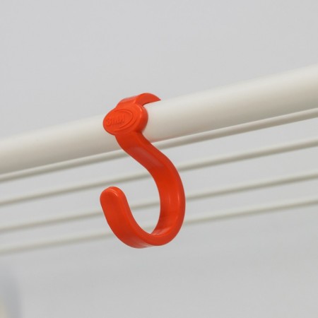 Wall hanger with shelf, 60 cm, white color-4