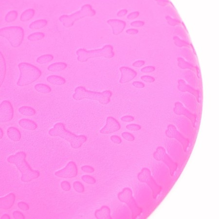 Frisby "Bones and Paws", 18.6 cm, thermoplastic rubber, pink-4