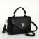 Women's bag on the Textura valve, small size, black color