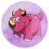 Children's ball "dinosaurics", d = 25 cm, 60 g, color mix