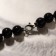 Beads ball No. 8 through the node "Agate Black", 45cm