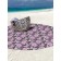 Pareo and beach rug "Night Unicorn", d = 150 cm