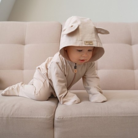 Combineson children's minku, beige color, height 62-68 cm-2