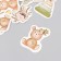 Stickers for creativity "Our baby" embossing gold set 48 pcs 9x7x0.8 cm