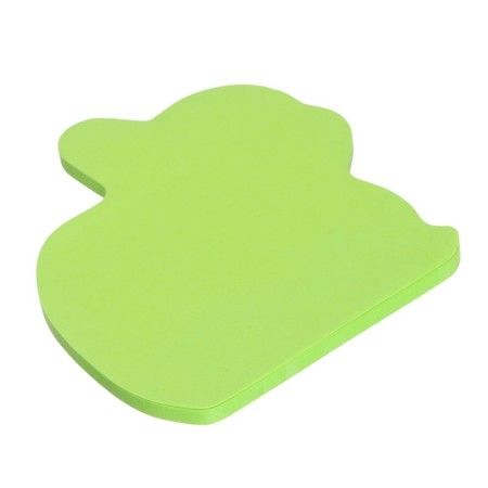 Block with a sticky edge "Figures", fluorescent, 30 sheets, mix-5