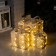 LED figure "Openwork Gifts" 15, 20, 25 cm, textiles, metal, batteries AAX2 (not in the kit), glow warm white