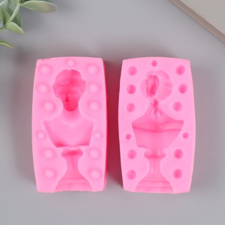 Mold Silicon "Antique Sculpture" set 2 pcs 3.8x2x7.5 cm 3.8x2.4x7.5 cm-1