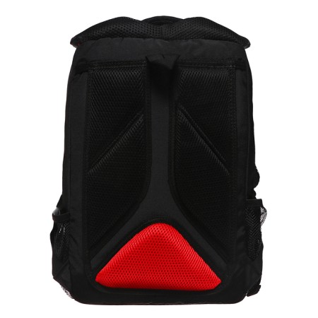 Youth backpack 39 x 26 x 19 cm, Grizzly, ergonomic back, laptop department, black/red-5