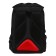 Youth backpack 39 x 26 x 19 cm, Grizzly, ergonomic back, laptop department, black/red