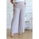 Female trousers, size 52, light gray color