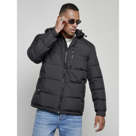 Sports male winter, size 56, black color-7