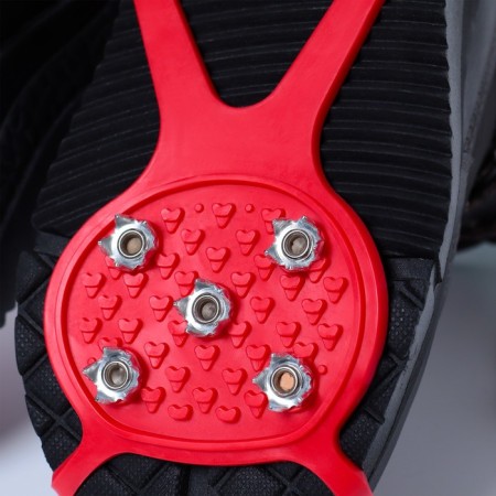 Ice-glasses 5 spikes size 26-35, red, children's-5