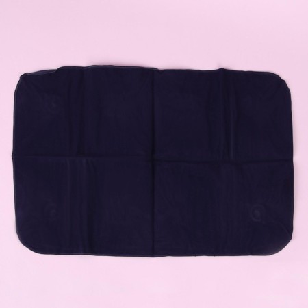 Pillow road, inflatable, 46 × 30 × 7.5 cm, blue color-2