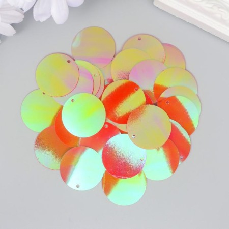 Sequins "circle" fuchsia set 30 g d = 2.5 cm-1