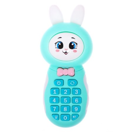 Musical telephone "Cute Bunny", sound, light, color mix, in a bag