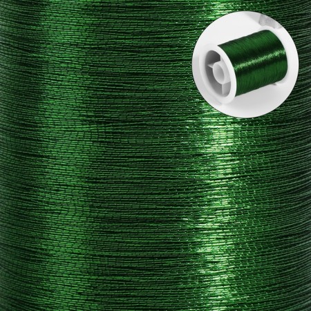 Metallized thread, 91 ± 1 m, green color-1