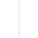 Room electrician Laris Prime Chec, 80x1200 mm, 2 crossbars, left, white