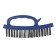Metal manual tundra brush, hardened wire, plastic with a handle, 4-row