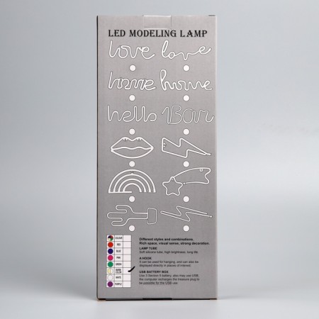 Neon sign "Love", 35x13 cm, aax3+usb, t/white-6