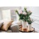 Artificial flower "Erimus", height 43 cm, white color