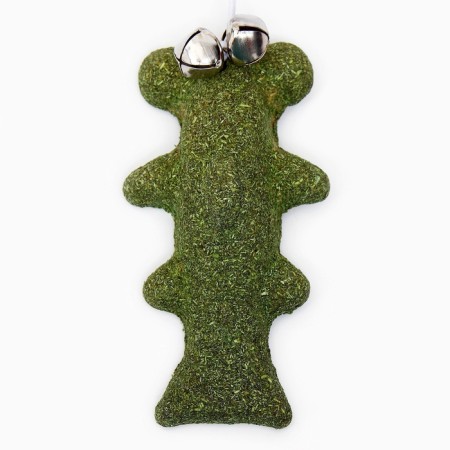 Toy - teaser for cats from cat mint "Fish -Young", with a ring on a finger, 8.5 cm-1