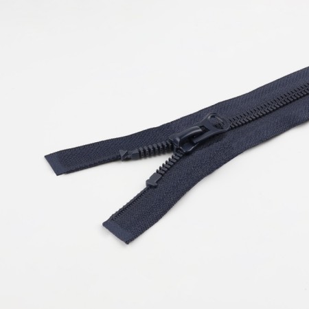 Lightning "Tractor", No. 7, detachable, automatic lock, 80 cm, dark blue color-1