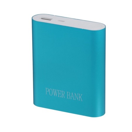 External battery Luazon model PB-11, USB, 7200 mAh, 1 A, charging indicator, gray-5