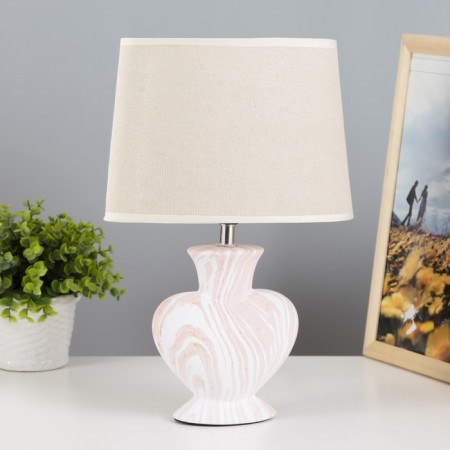 Hertz desktop lamp E14 40W White-beige 23x15x34 cm Risalux