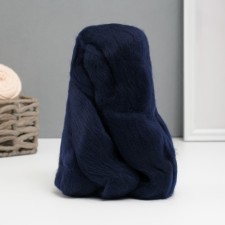 Fasting wool 100% half -toned wool 50 g (173, blue)