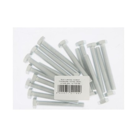 Bolt "Tundra Krep", with a hexagonal head, galvanized, Din933, M6x60 mm, 1 kg-3