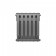 Bimetallic radiator Royal Thermo Biliner New/Silver Satin, 500 x 80 mm, 6 sections, chrome