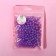 Beads are sewing, with holography, d = 8 mm, 50 g, lilac color
