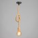Lamp Bayerlux 87313/1 E27 40W black 10x10x107 cm