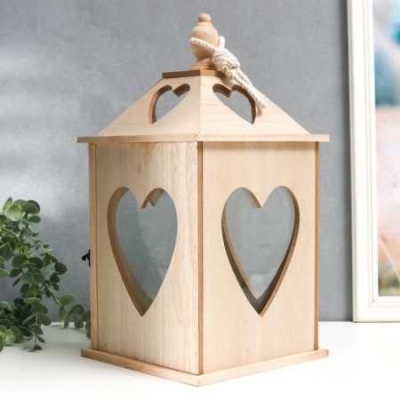Climber tree "Lantern House with Hearts" set 2 pcs 28x14.5x14.5; 38x19.5x19.5 cm-5