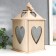 Climber tree "Lantern House with Hearts" set 2 pcs 28x14.5x14.5; 38x19.5x19.5 cm