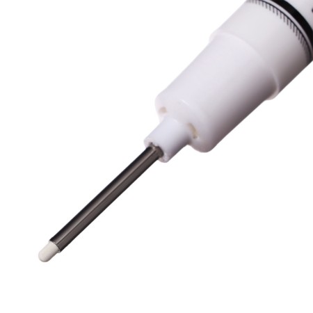 Permanent marker 0.7 mm, with an elongated tip, white-3