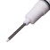 Permanent marker 0.7 mm, with an elongated tip, white