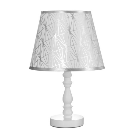 Table lamp "Rook" 1x60W E27 white 22x22x38cm-5