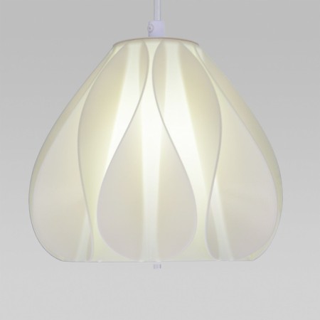 Suspended lamp Eurosvet Sinki 30187/1, E14, 1x5W, 206x206 mm, white color-2