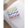 Decorative pillowcase "Color zigzags", on a zipper, size 45x45 cm