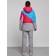 Ski costume female winter, size 50, raspberry color