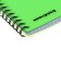 Notepad on spirals A5, 80 sheets, cage, Erichkrause "Motion", plastic cover silk -screen covers, Bellar Belica Block 100%, Green