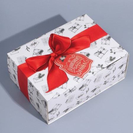 Box the team "New Year's Post", 25 x 18 x 10 cm, New Year-1