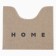 A set of bathroom rugs Ethel "Home" 2 pcs, 48x78 cm, 40x45 cm
