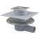 ALCAPLAST APV1324, 105 × 105/50 mm, side drain, combined waterproof