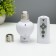 Adapter with the PDU "Nekst" E27/(E27+E14) 15W white 6x6x10cm