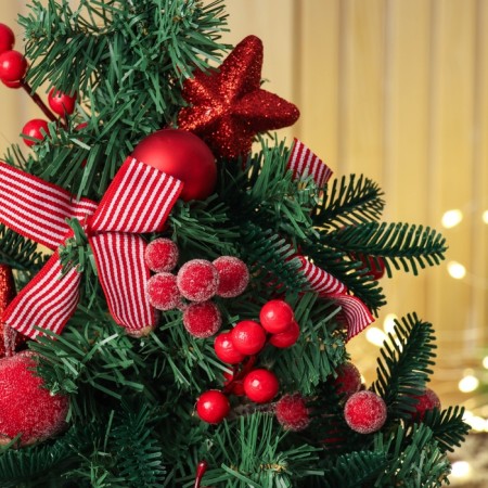 Christmas tree decor "Snow Apple" 39x21 cm-1