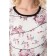 Female dress, size 42, black color, white